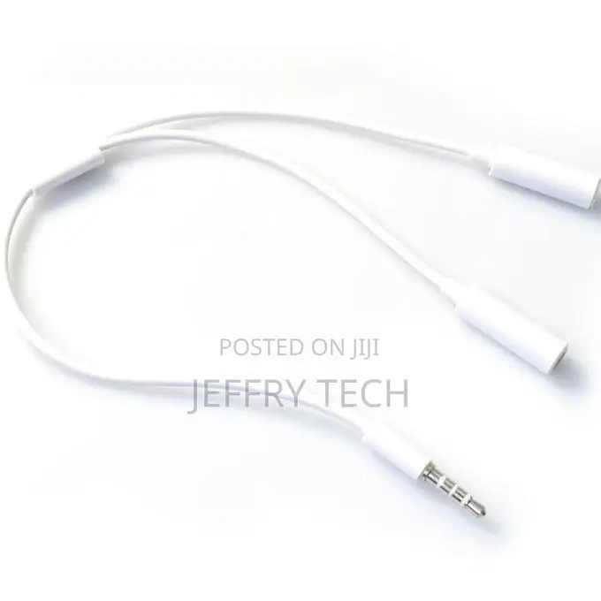 3.5mm Audio Music Splitter Cable Earphone Headphone Adapter