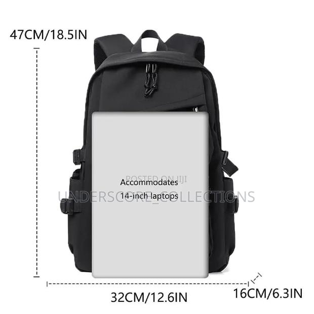 *Laptop/Schoolbag Large Capacity Black - main view