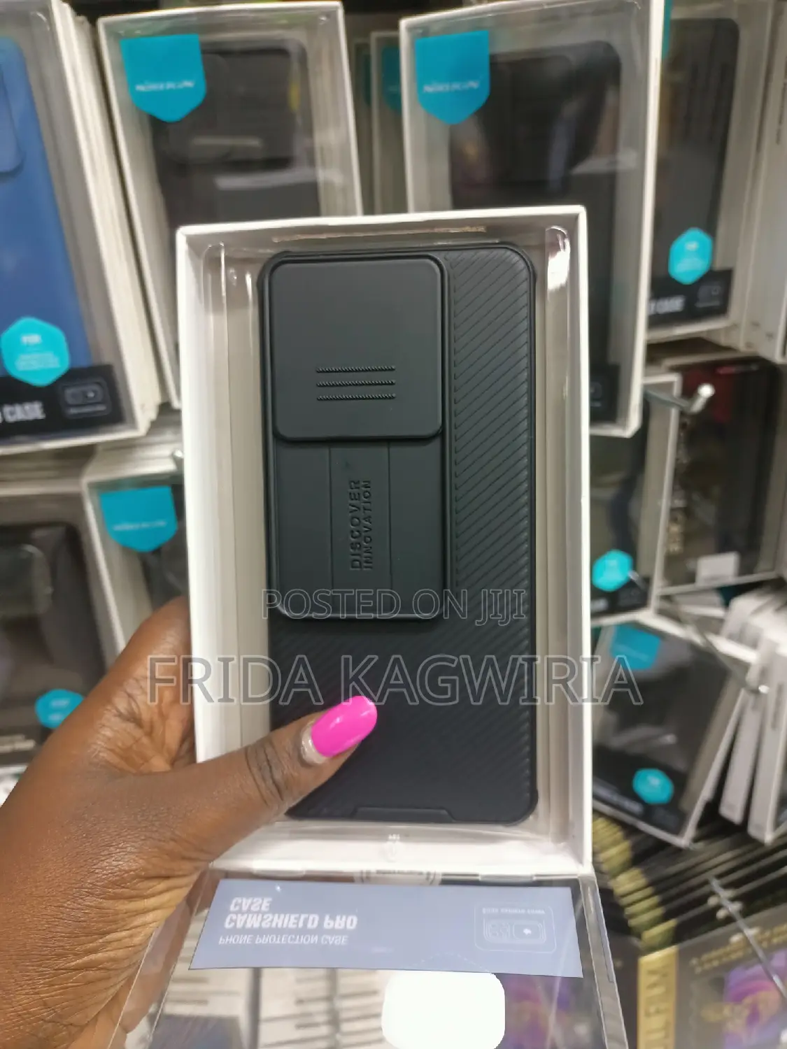 Redmi Note 13 Pro 5g Nilkin Camshield Back Cover
