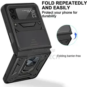 Protective Cover for Samsung Galaxy Z Flip3 5g-Black
