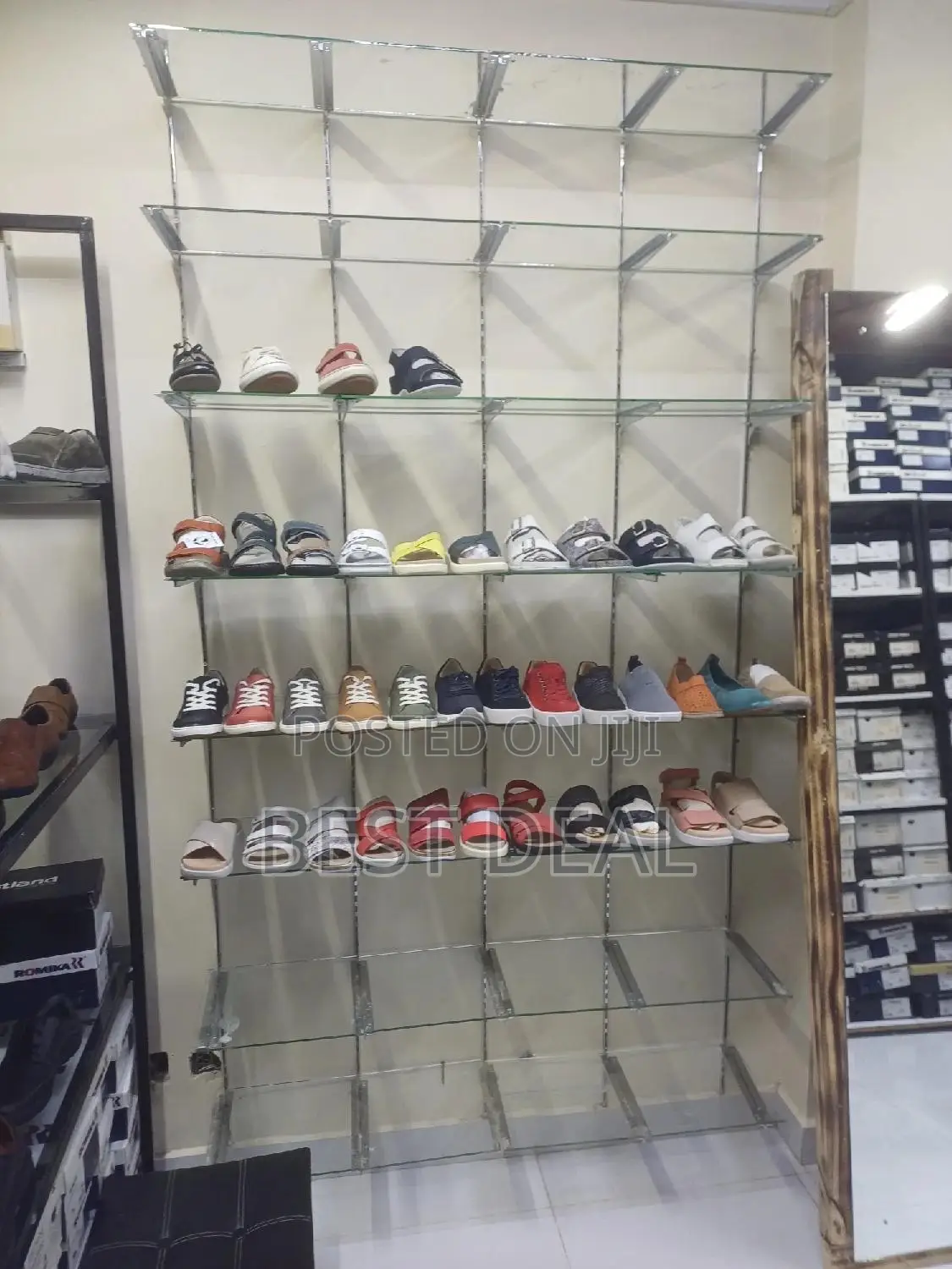 Shop Display Storage Shelves