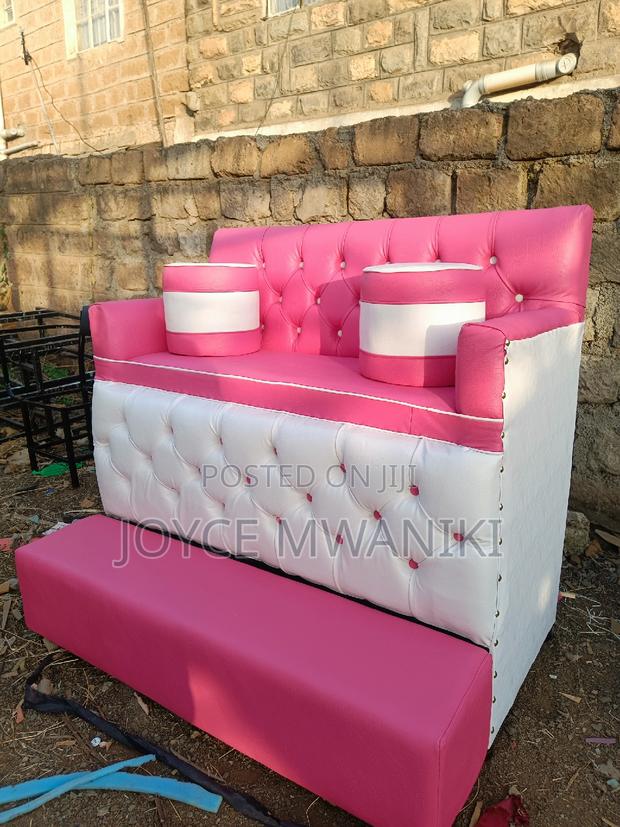 Pedicure Seat, 2 Seater With Armrest. - main view