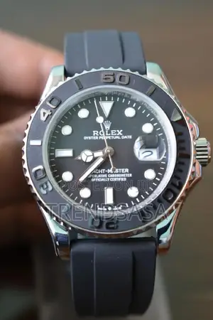 Rolex Yacht Master Stainless Steel and Black