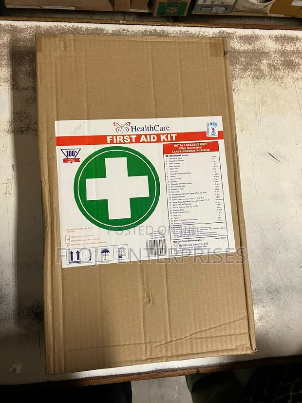 First Aid Kit Large Size Metal Box Health First