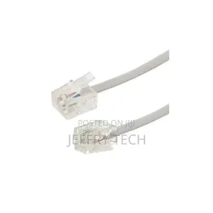 RJ11 to RJ11 Telephone Cable, Length: 1m