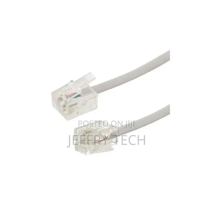 RJ11 to RJ11 Telephone Cable, Length: 1m