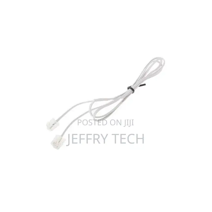 RJ11 to RJ11 Telephone Cable, Length: 1m