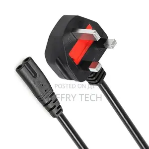 1.5m 2 Prong Style Big UK Notebook Power Cord