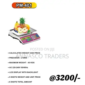 Premier Pm-401 Digital Scale 40kg Without Arm