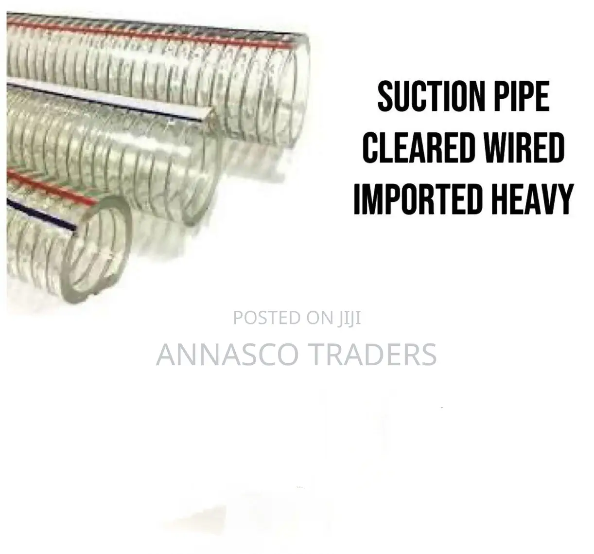 Suction Pipe Clear Wired 1"*30M