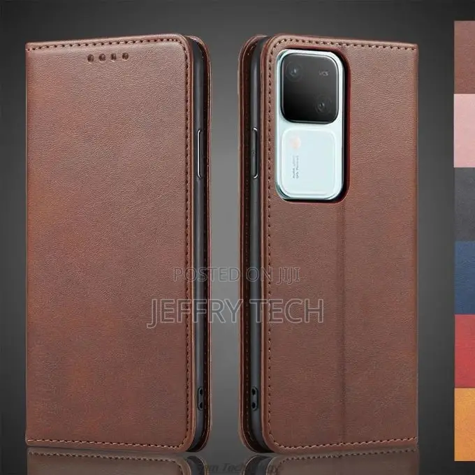 Magnetic Leather Case for Vivo V30 Flip Cover Phone Bags