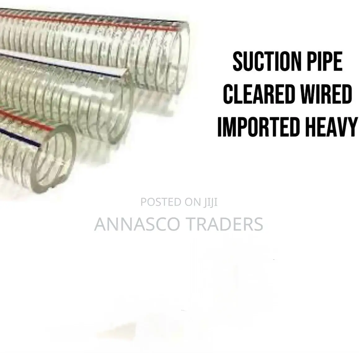 Heavy Duty Suction Pipe Clear Wired 2"*30M