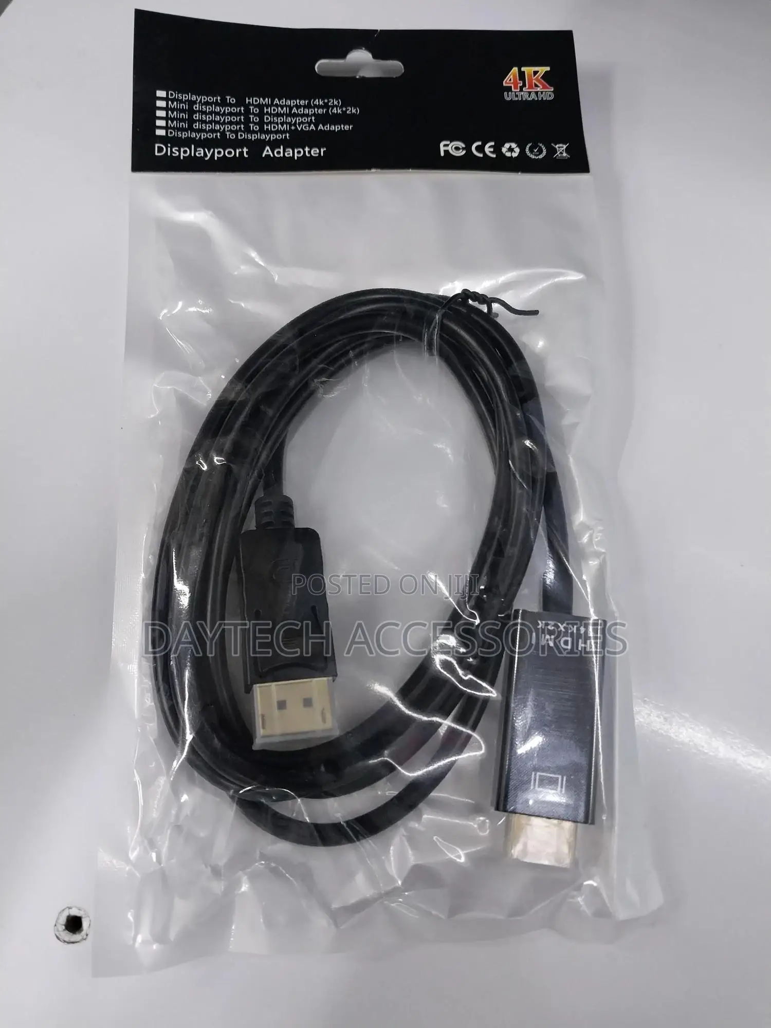Dp Male to Male Cable 1.5m Displayport (Dp102) 1.5m