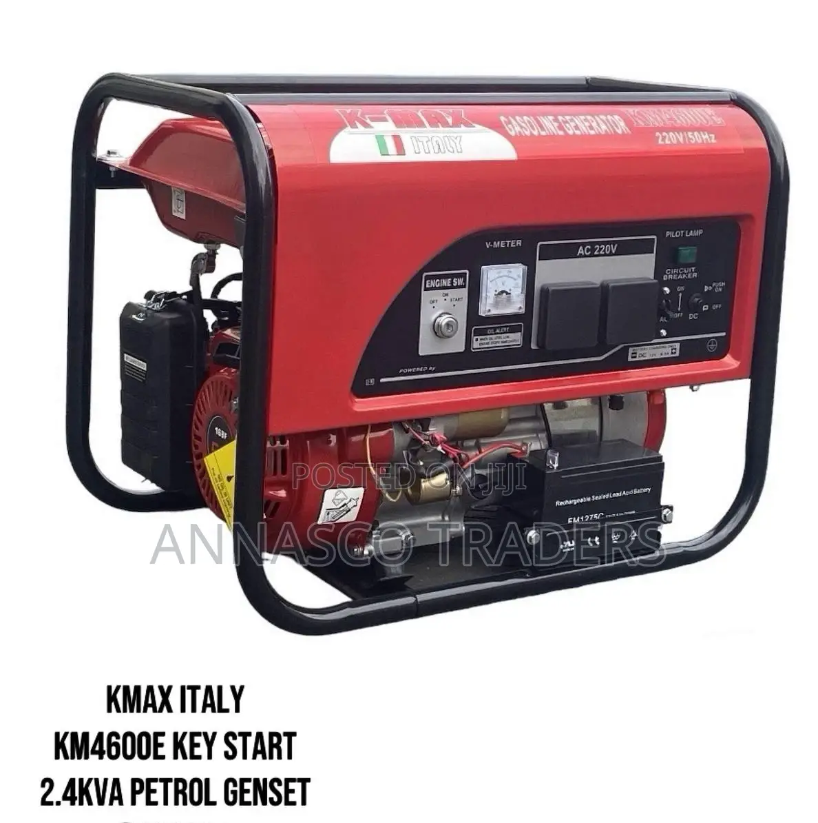 K-Max Italy Km4600e Ket Start 2.4kva Petrol Genset