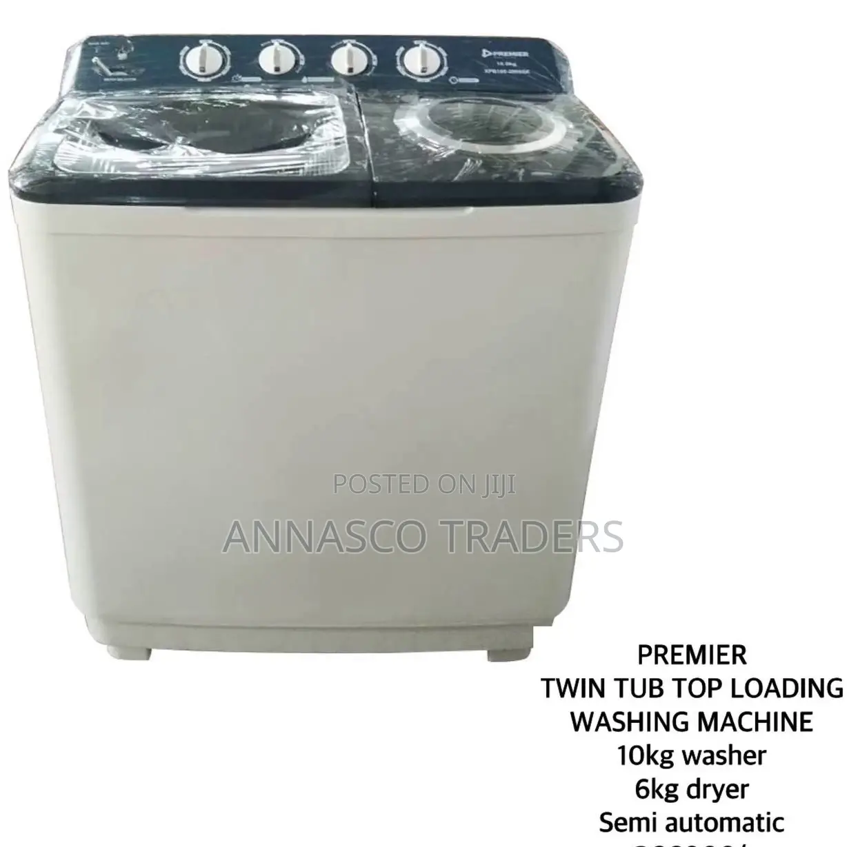 Premier Twin Tub Top Loading Washing Machine