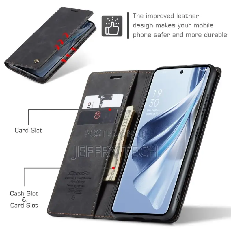 Flip Cover Oppo Reno 10 / 10 Pro Suede Effect