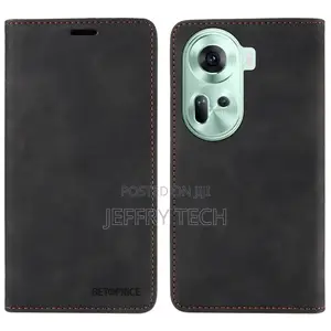 Flip Cover Oppo Reno 11 5G RFID Blocking Suede Effect BETOPN