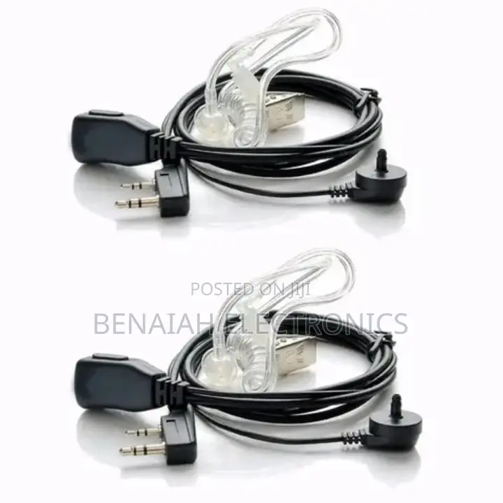Walkie Talkie Spiral Earpiece.(Anti Radiation)