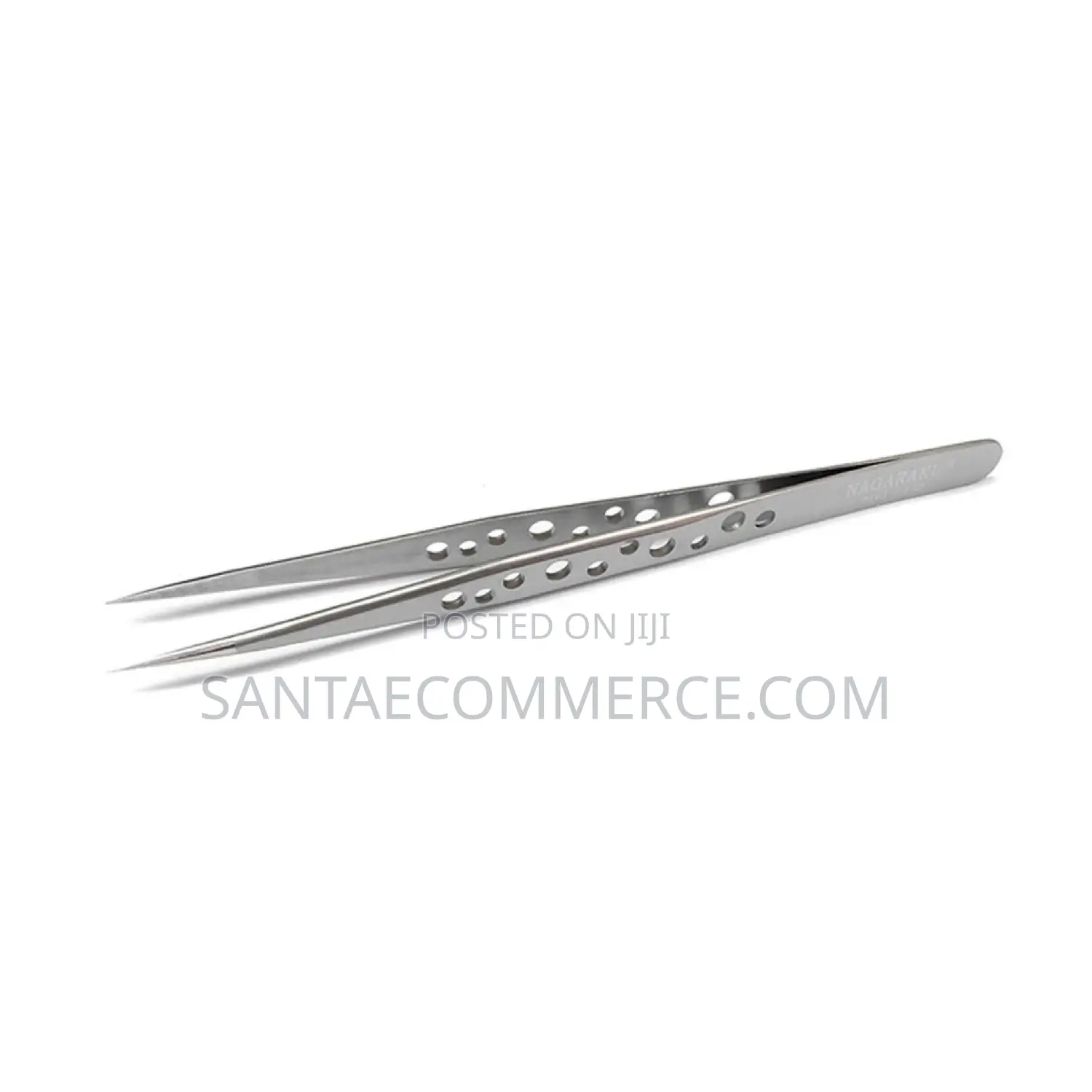 Straight Pointed Precision Tweezers With Holes