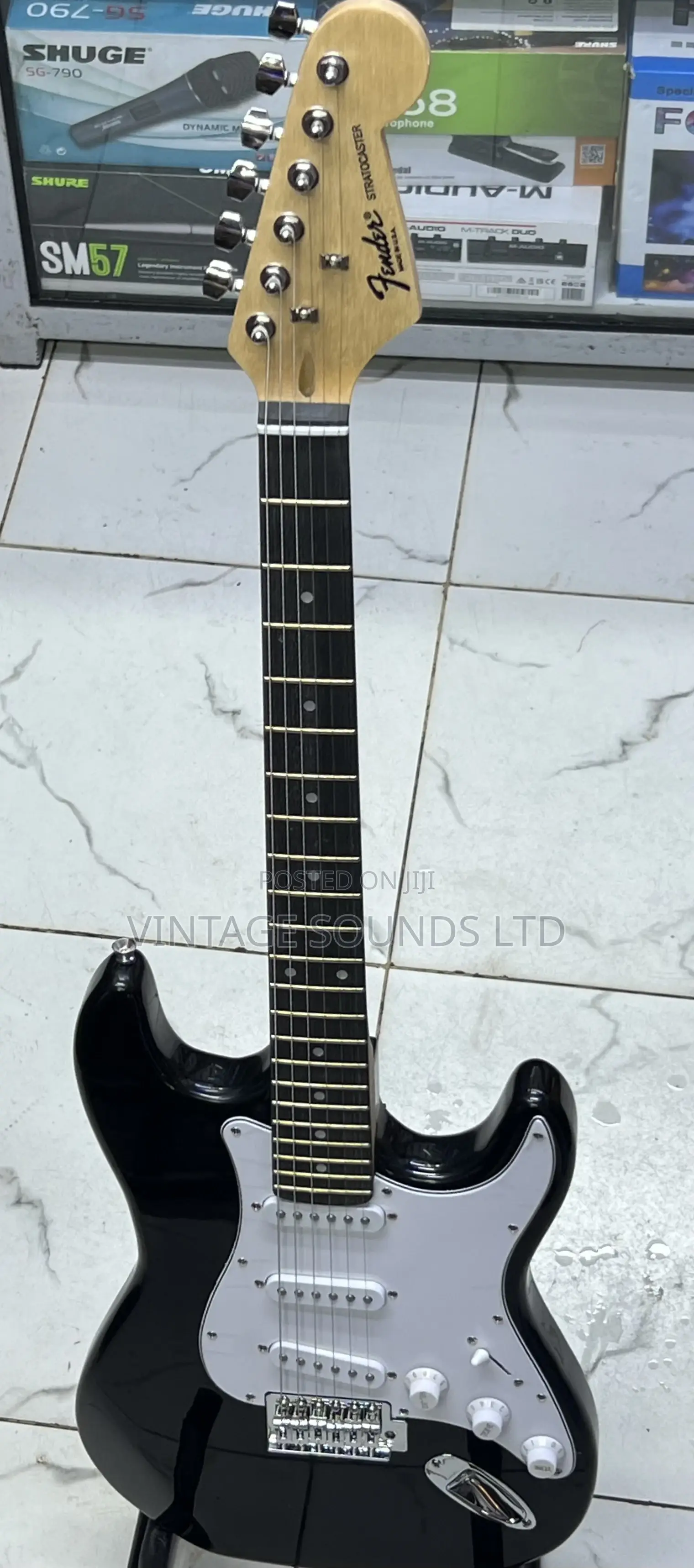 Fender Solo Lead Electric Guitar 24 F ( Black )
