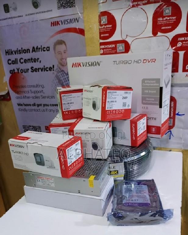 4 Cameras CCTV Hikvision 4-Channel 1080p Complete CCTV Kit - main view