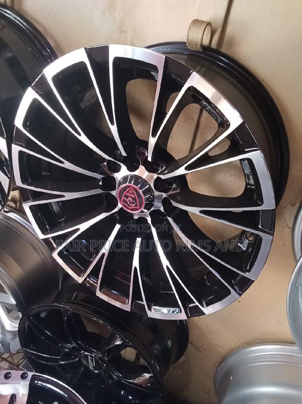 Rims 15" Semi Offset Shimo Kumi Black Nende Silver