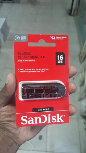 New 16gb Sandisk Gruzer Glide 3.0 Flash Drive.