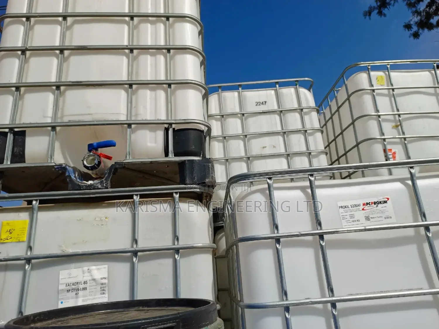 Steel Caged Ibc Water Tank