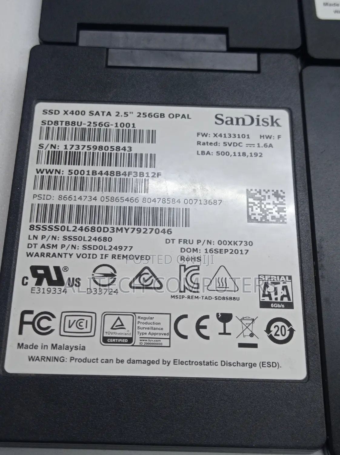 Sandisk SSD 128gb 2.5