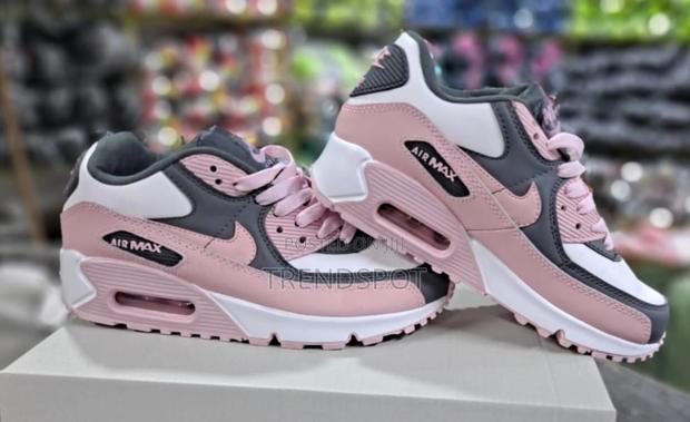 Airmax 90nike Air Max 90 - Grey/Pink Sneakers - thumbnail 3