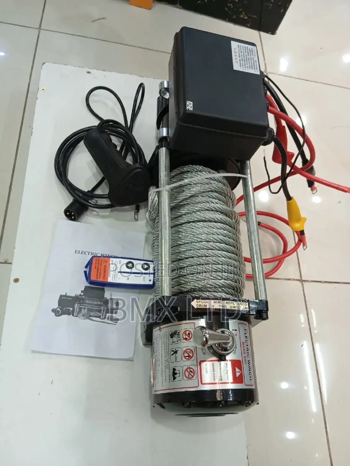 Heavy Duty Brand Electric Winch.