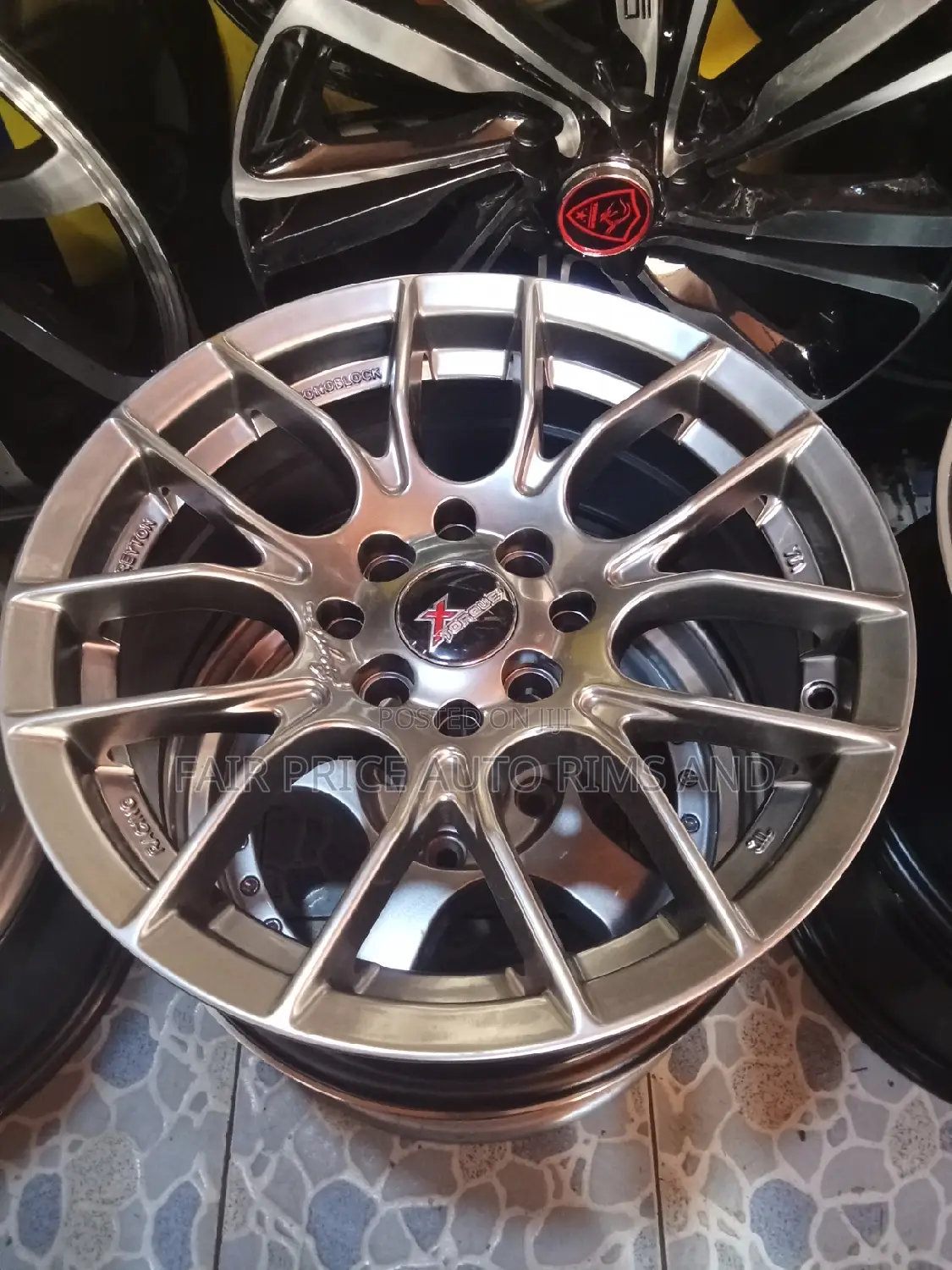 Rims Size 15 Spider Wave Silver Clean
