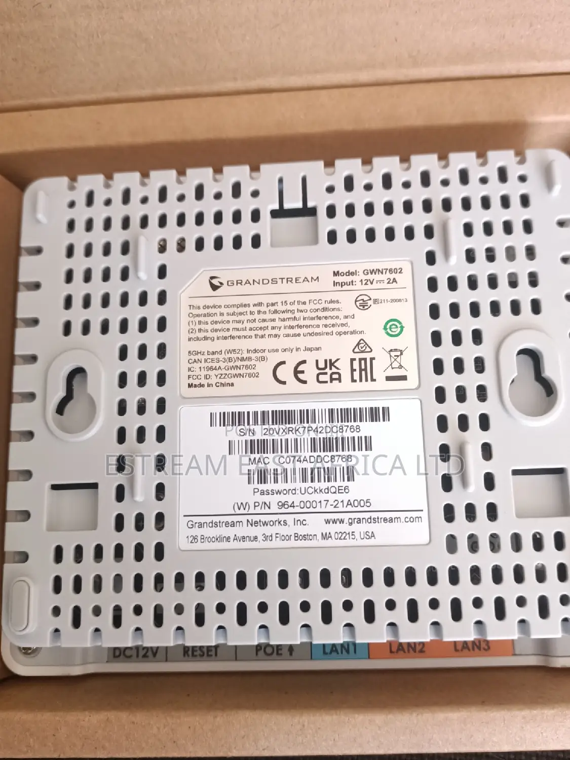Grandstream GWN 7602 Wireless Accesspoint