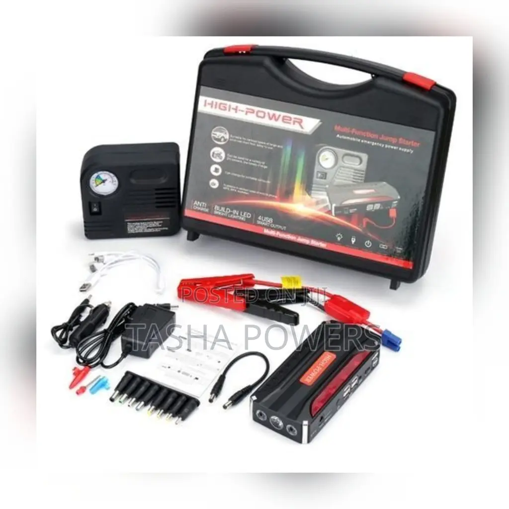 High Power Portable Car Jump Starter Kit And Air Compressor in Nairobi