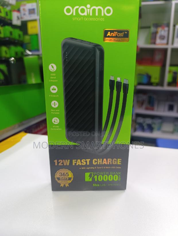 ORAIMO 12W Fast Charge 10000mah With 4 Output