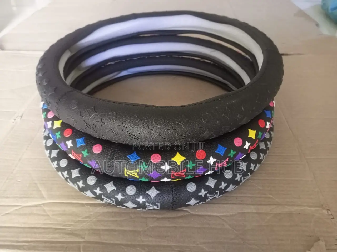 Louis Vuitton Steering Wheel Covers Rubber