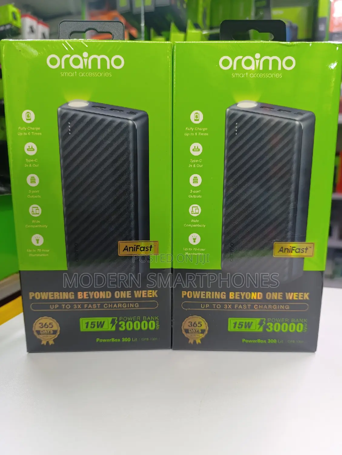 ORAIMO 30,000mah Power Bank