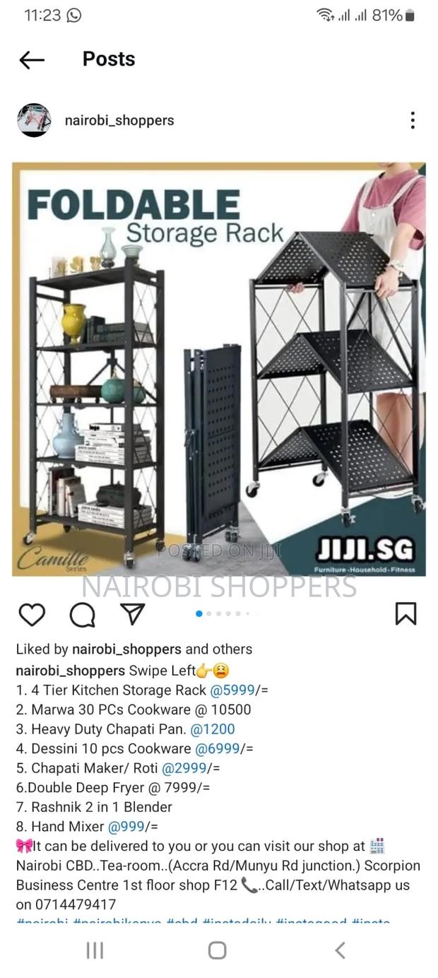 5 Tier Kitchen Storage Rack /Kitchen Organizer