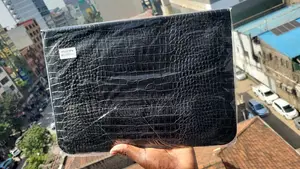 Handmade Crocodile Print Leather Sleeve
