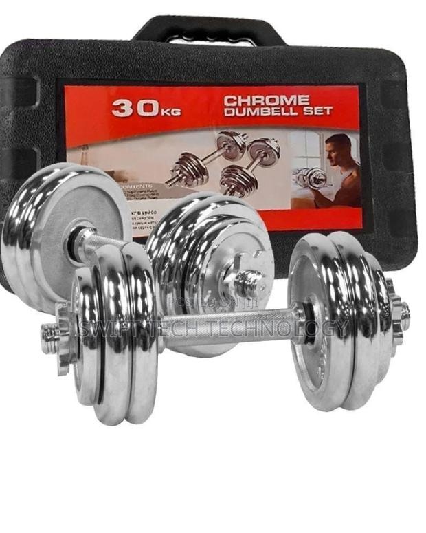 Dumbell 30kg Chrome Dumbells ,Dumbell - main view