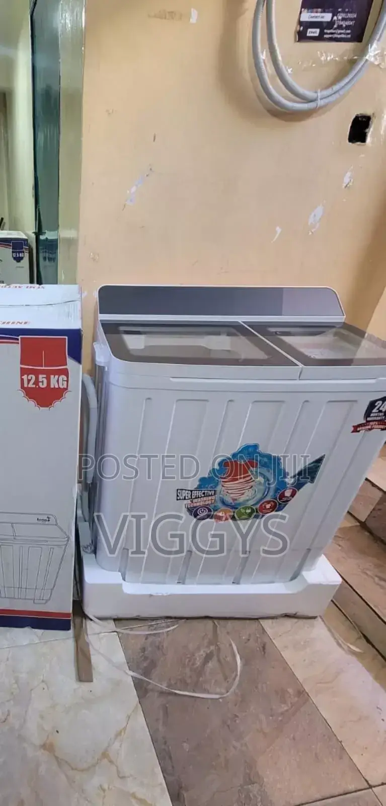 Classic Icona 12.5kgs Twin Tub Washing Machine