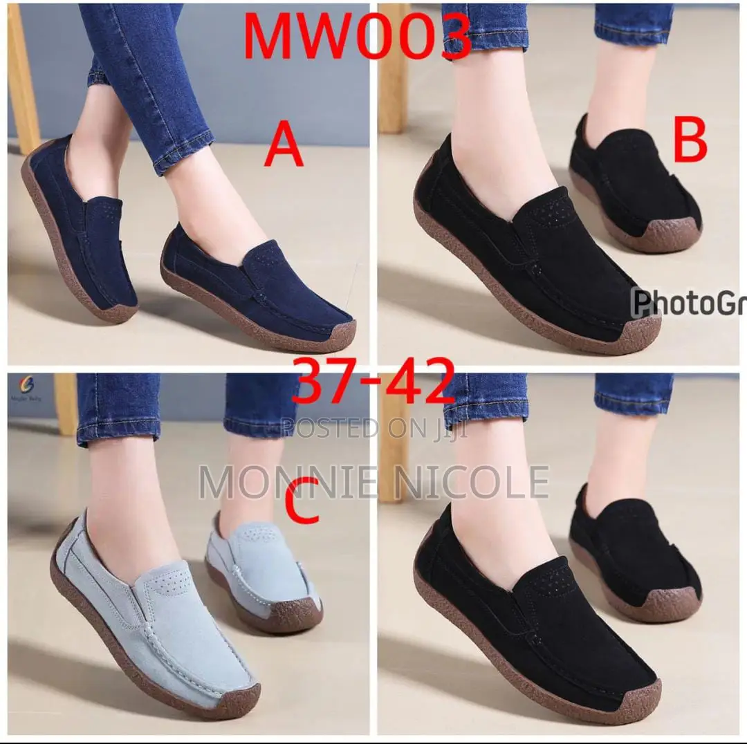 Ladies Suede Loafers