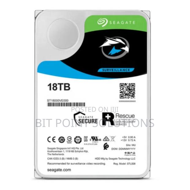 Seagate Skyhawk 18tb Harddrive Surveillance '! Seagate 18tb - main view