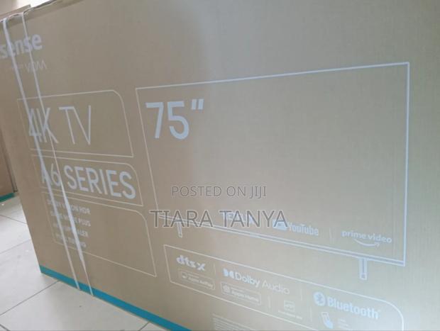 Hisense 75'' Frameless Ultra HD Smart Tv, Netflix- 75A6