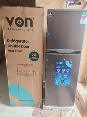 Von 138ltrs Double Door Refrigerator