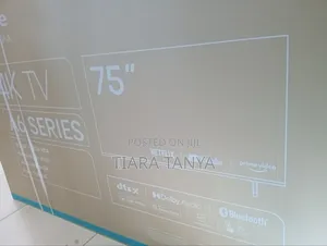 Hisense 75'' Frameless Ultra HD Smart Tv, Netflix- 75A6