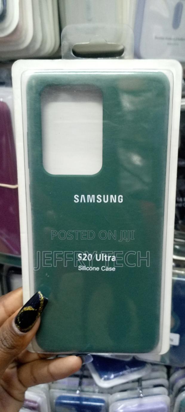 Samsung S20 Ultra Silicone Green - main view