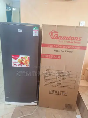 Ramtons RF/140-single Door 180LT Fridge-Silver