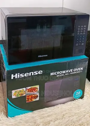 Black Hisense Digital Microwave 20lrs