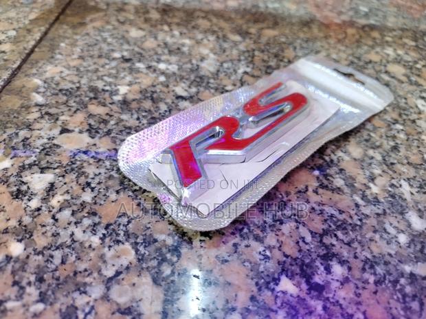 RS Logo Emblem in Cars